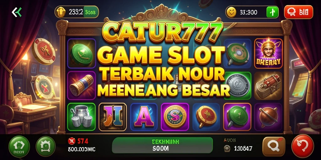 Screenshot gameplay CATUR777 menampilkan keseruan bermain Slot.