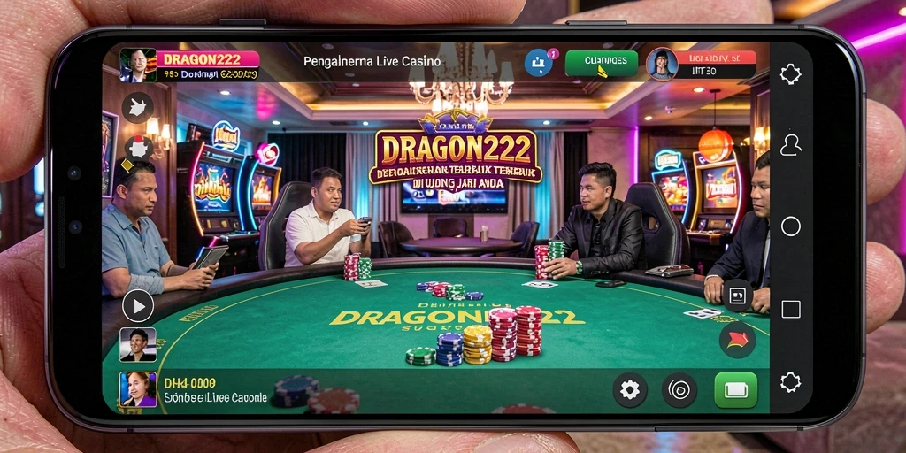 Tangkapan layar gameplay DRAGON222 dengan dealer live yang interaktif dan seru.