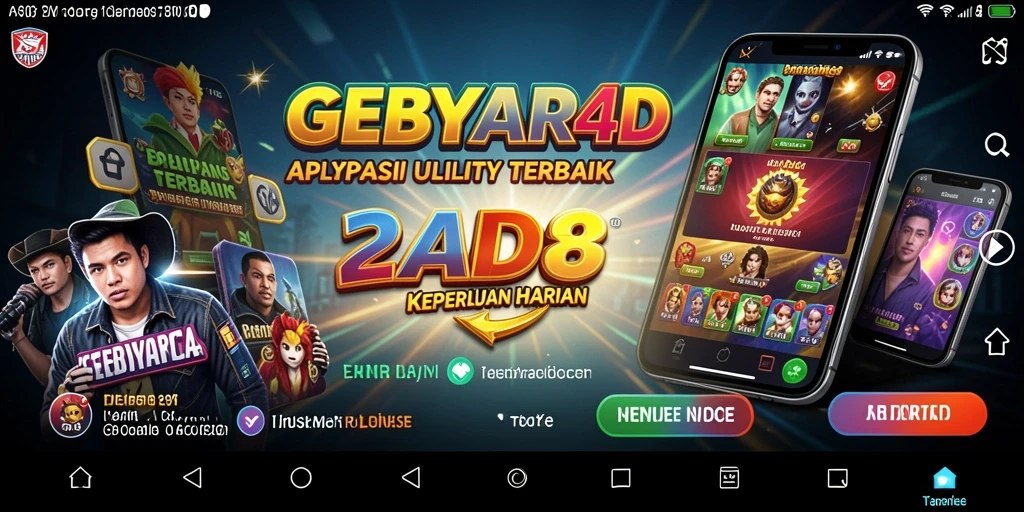 Tampilan interaksi pengguna di GEBYAR4D yang mudah dan intuitif.