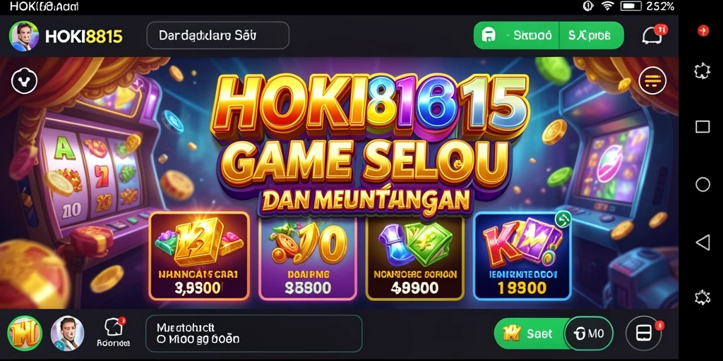 Gameplay slot HOKI8815 yang memukau dan menghibur.