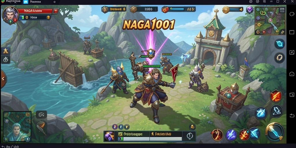 Tampilan gameplay NAGA1001 yang mendebarkan dalam pertempuran strategis.