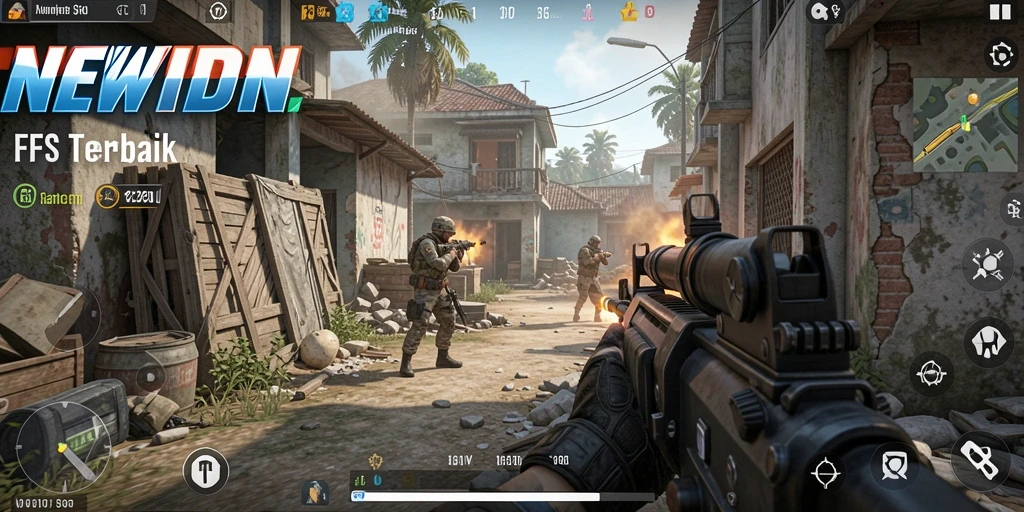 Gameplay intens dari NEWIDN dalam aksi penuh.