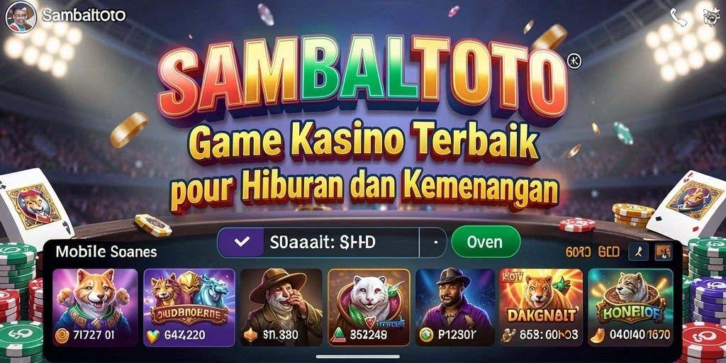 Tampilan menarik dari gameplay SAMBALTOTO yang penuh warna dan mengasyikkan.